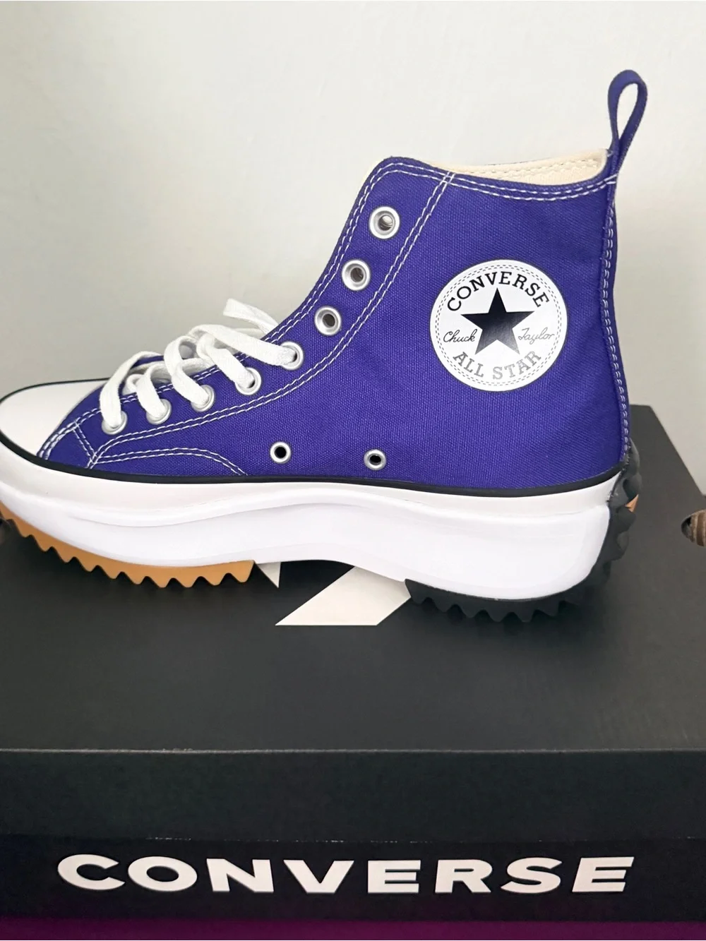 Converse indigo hike platform sneakers sz 8.5 new